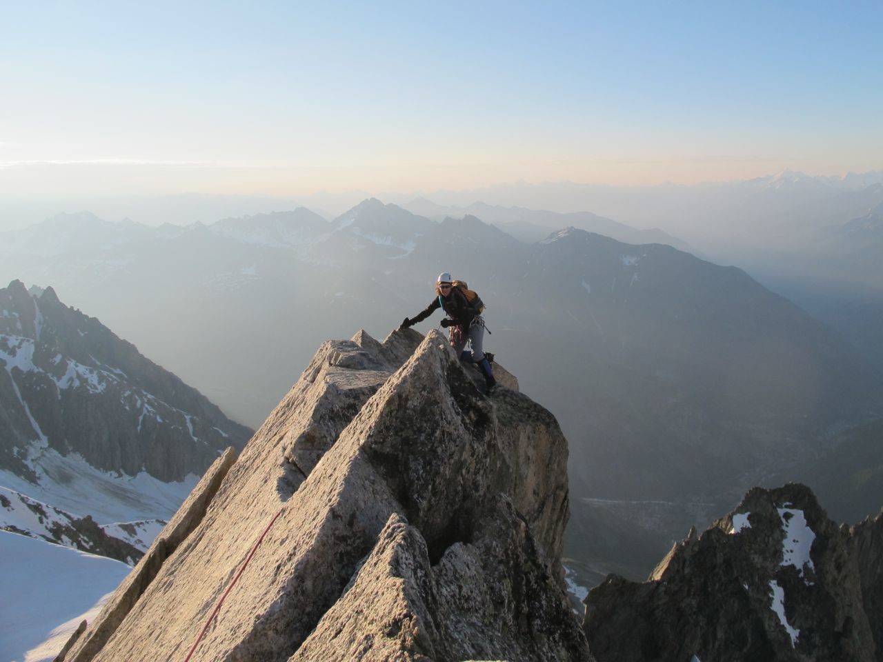 début de l'arête