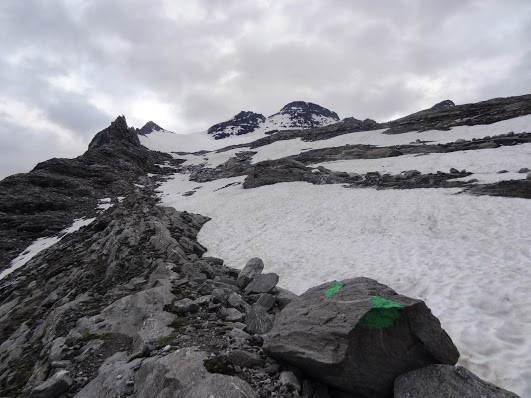 breithornpass et breithorn à droite