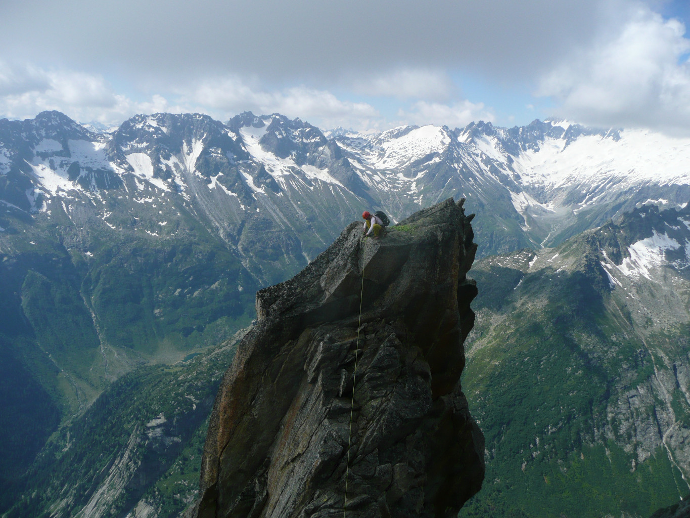 Rappel de la Flachturm