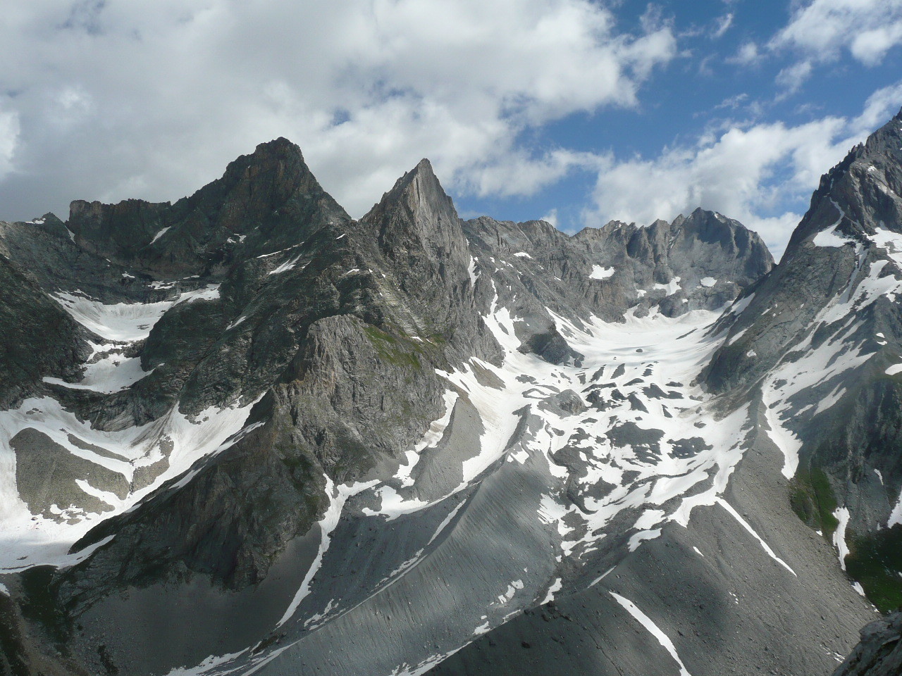 vue sur la Grande et la Petite Glière