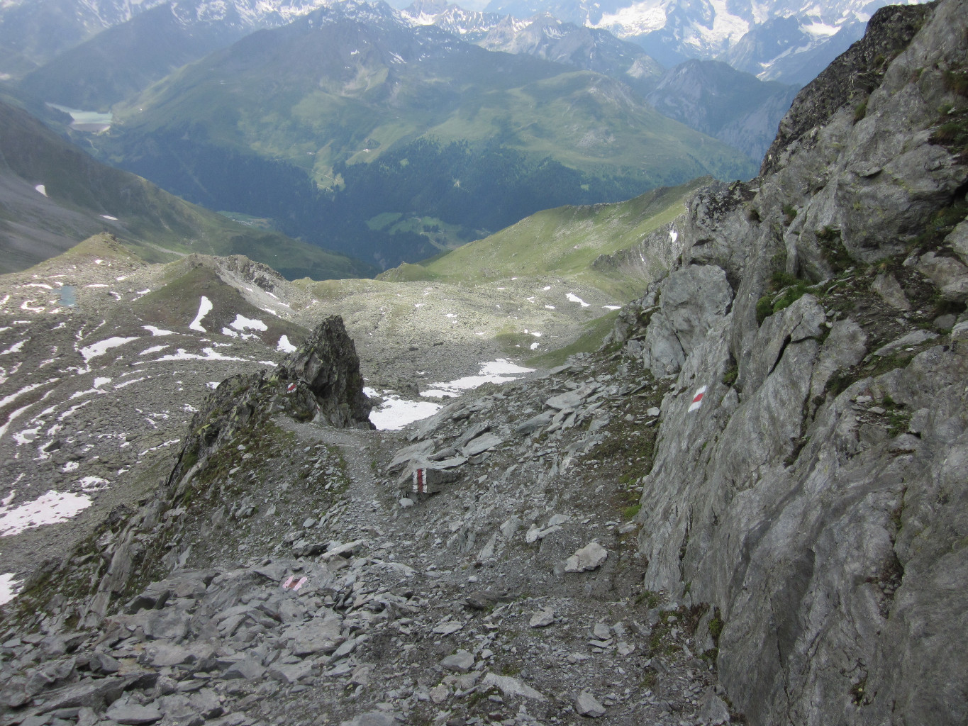 Descente du col de Lâne