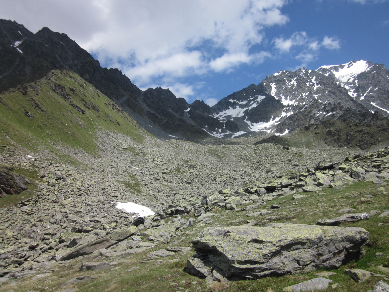 Vue sur le col de Lâne