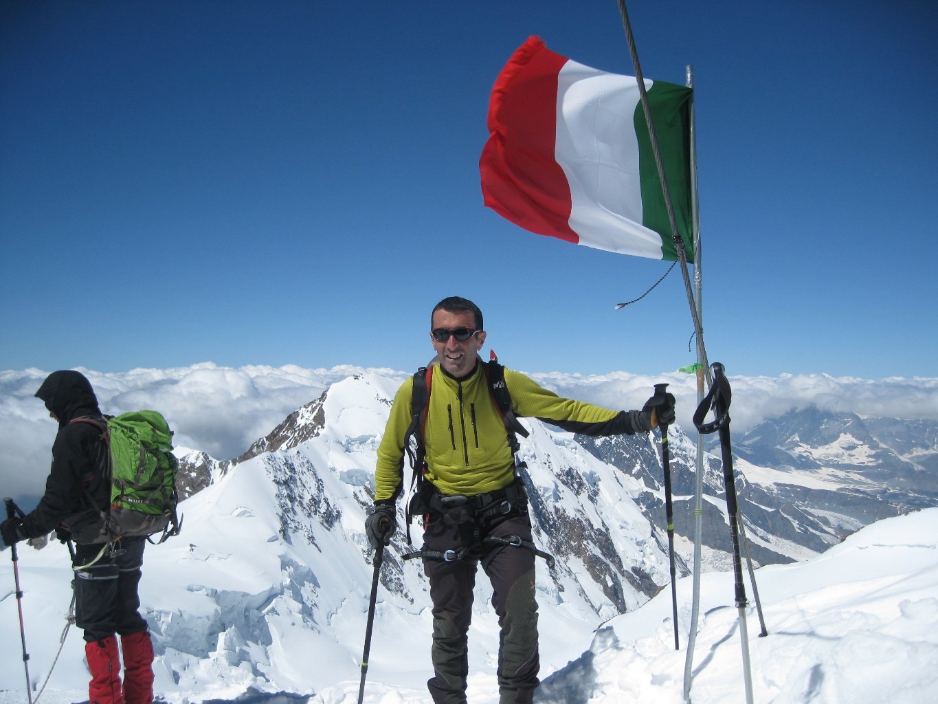 foto alla capanna Margherita