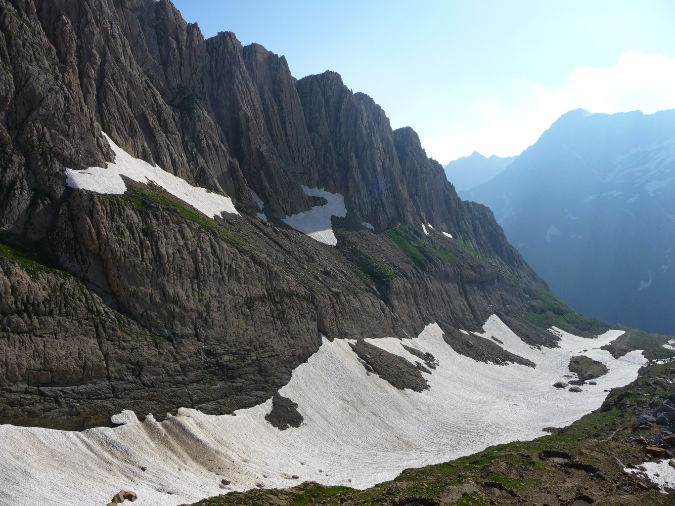 Pied des dalles des Sarradets