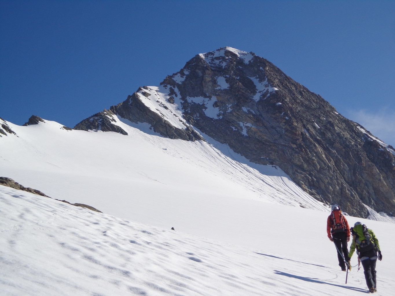 Petit bout de glacier avant l'arête finale