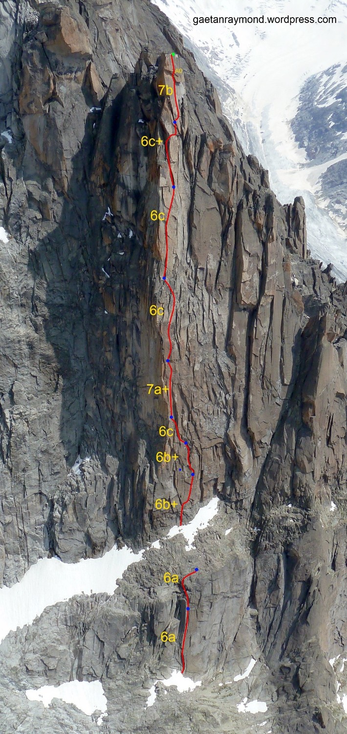 Topo de Sale Athée - Aiguille du Moine