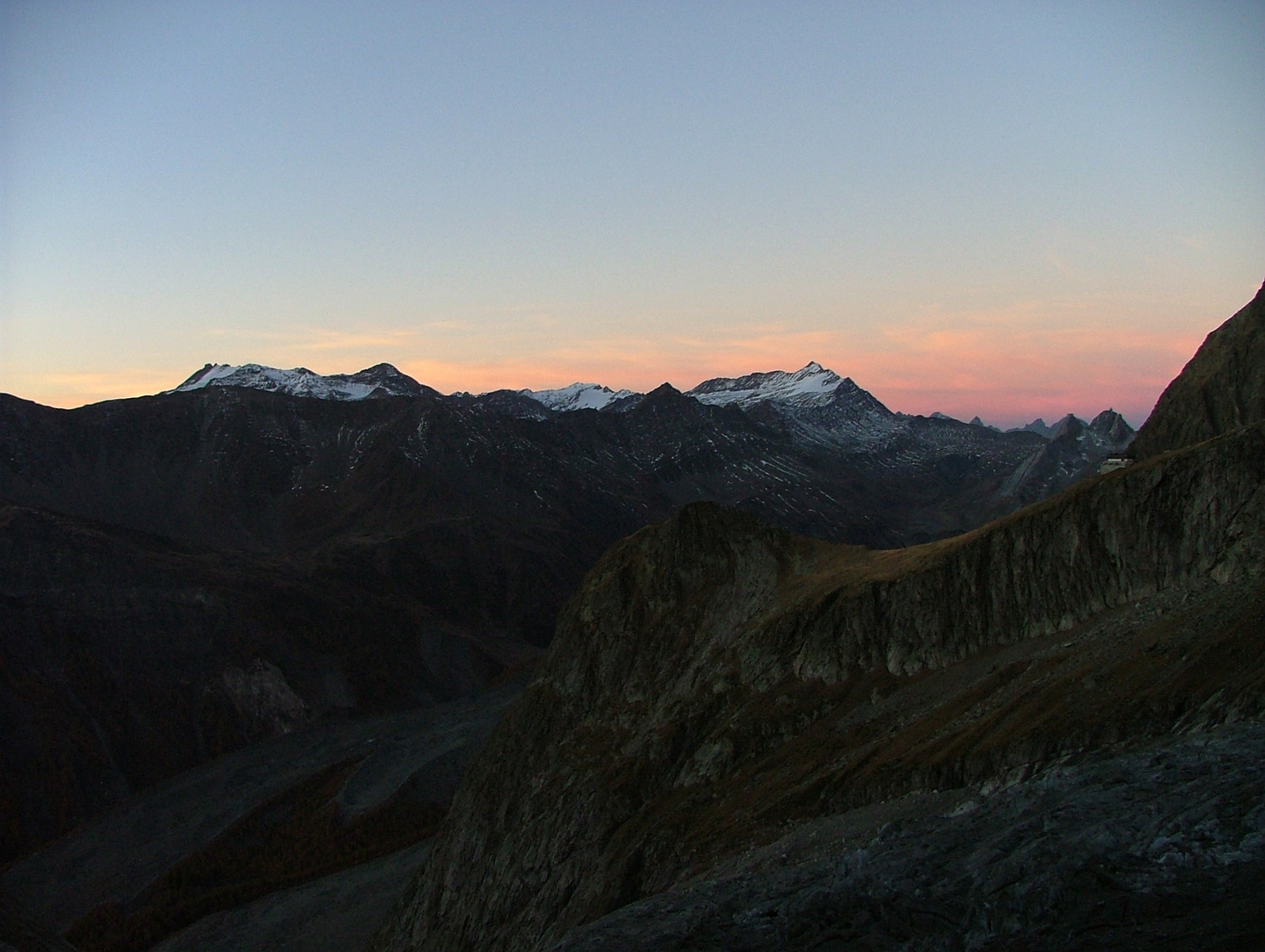 Col des Chasseurs : le jour arrive