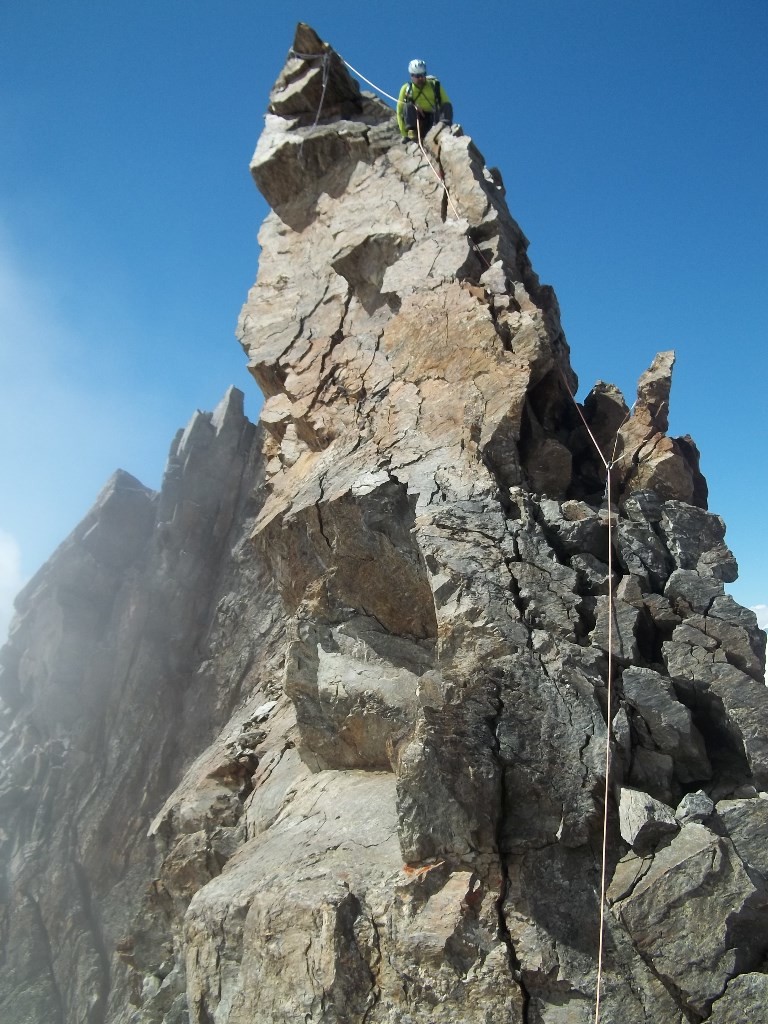 Descente de la pointe 3906m