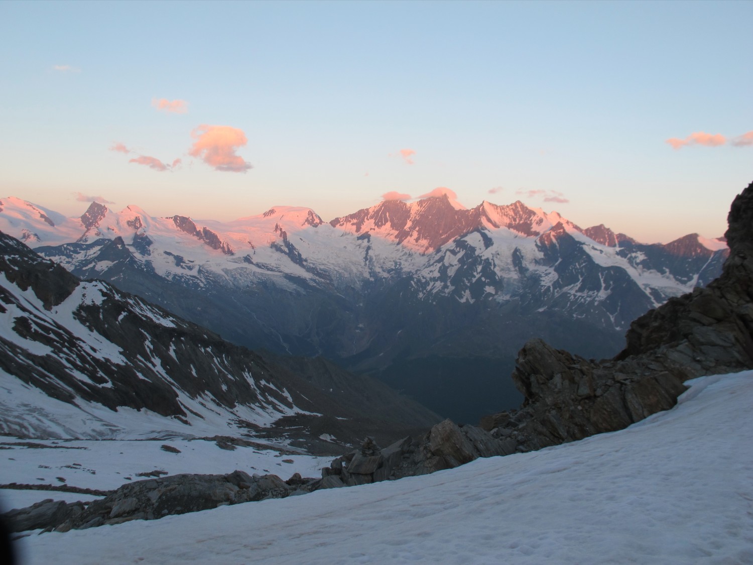 Mischabel au petit matin