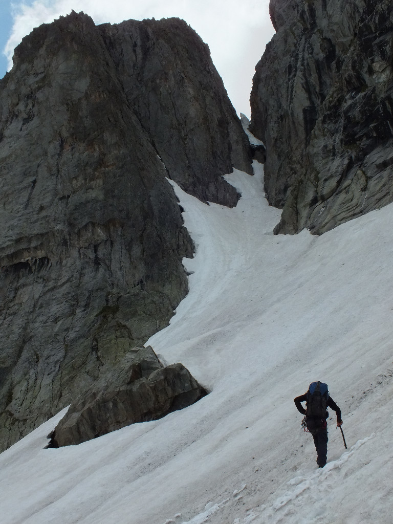 Col des Chasseurs, brèche supérieure, c'est parrti !