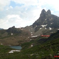 Pics du Midi d'Ossau - Accès face N depuis le Pourtalet via le col de l'Iou