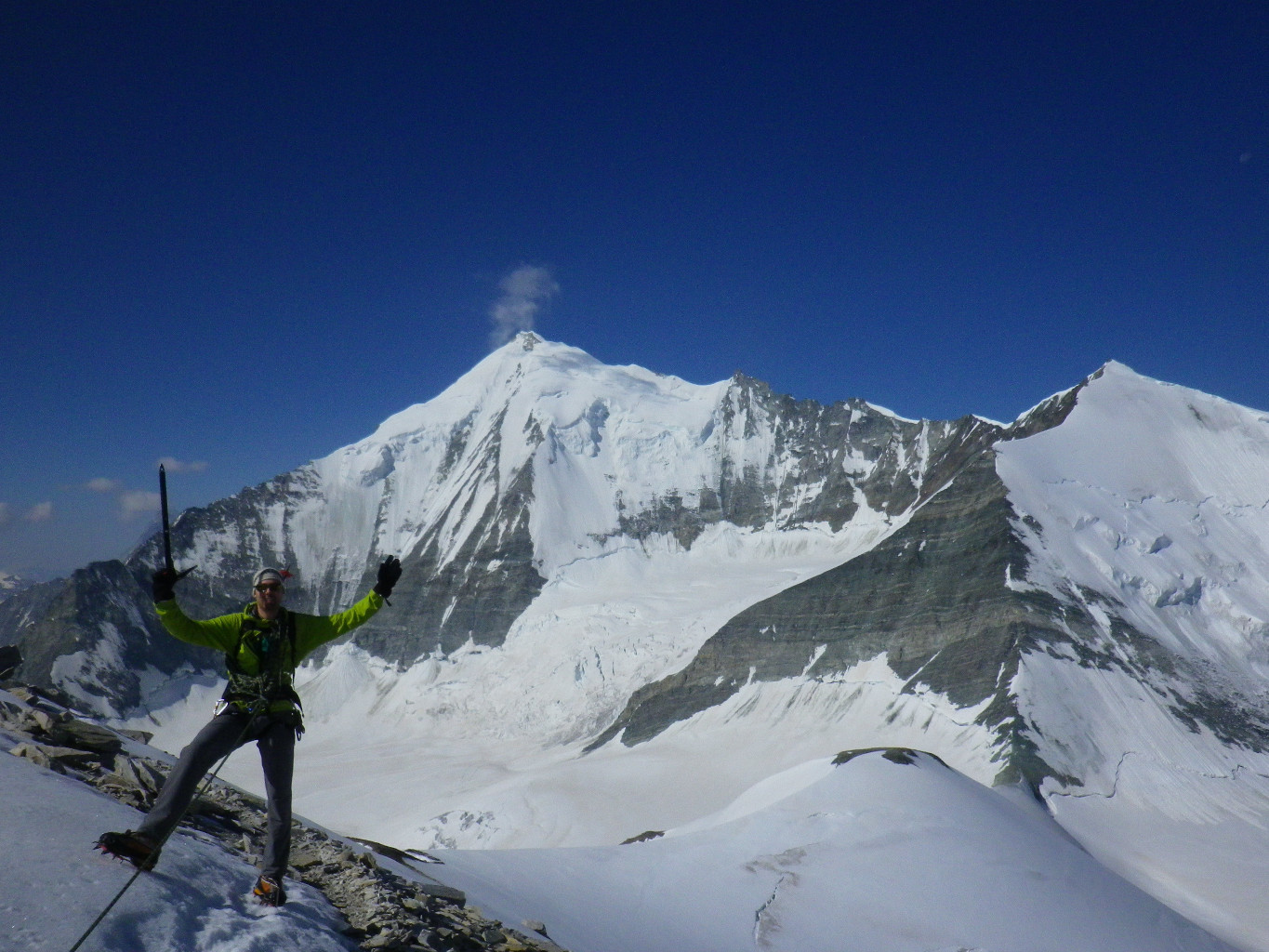 Weisshorn, face N