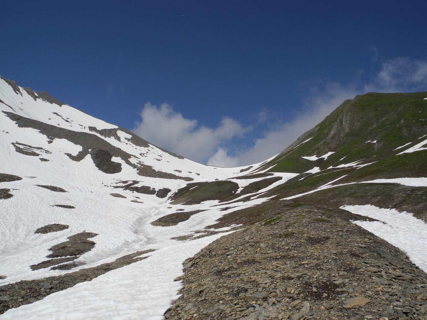 Sous le col du Ban Darray