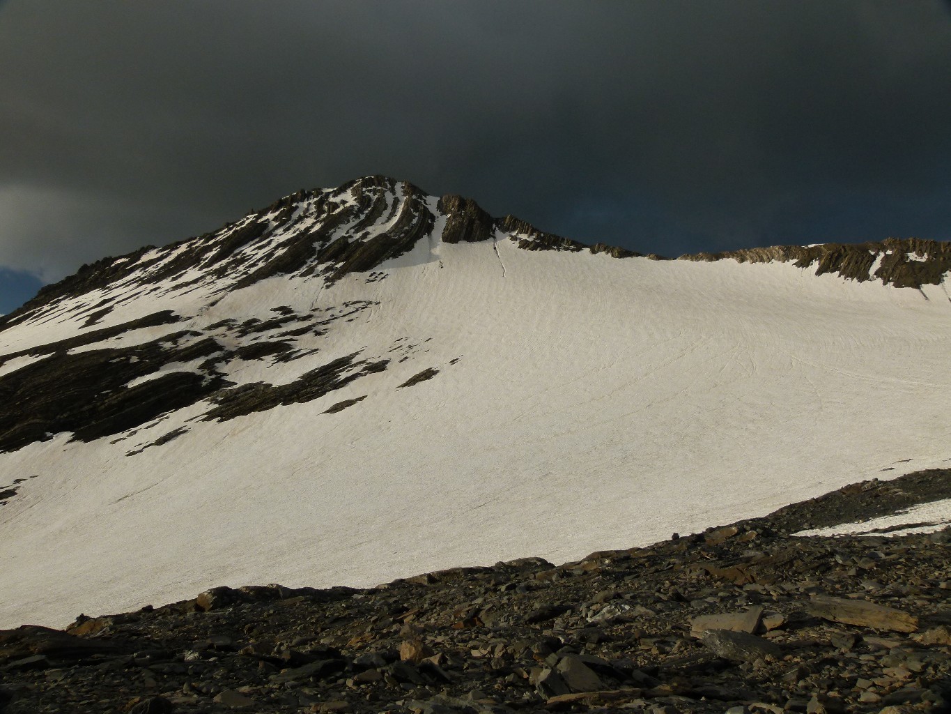 Aiguille du Goléon - ciel bien couvert pas moment