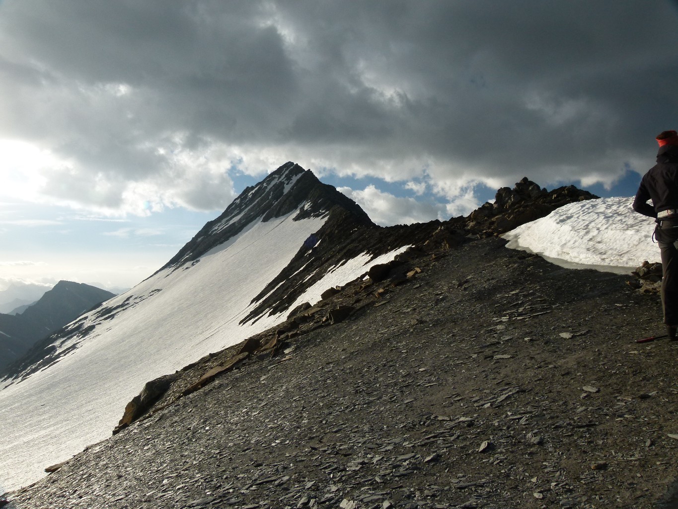 Le sommet vu du Col du Goléon