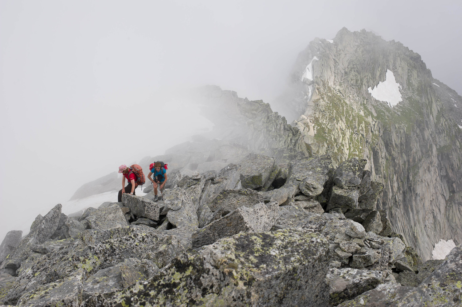 Montée au Joderhorn