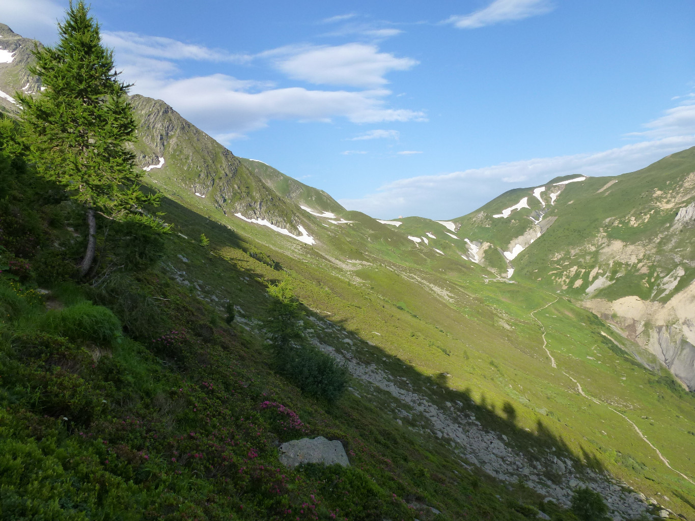 Retour sur le Col de Balme par la variante du TMB