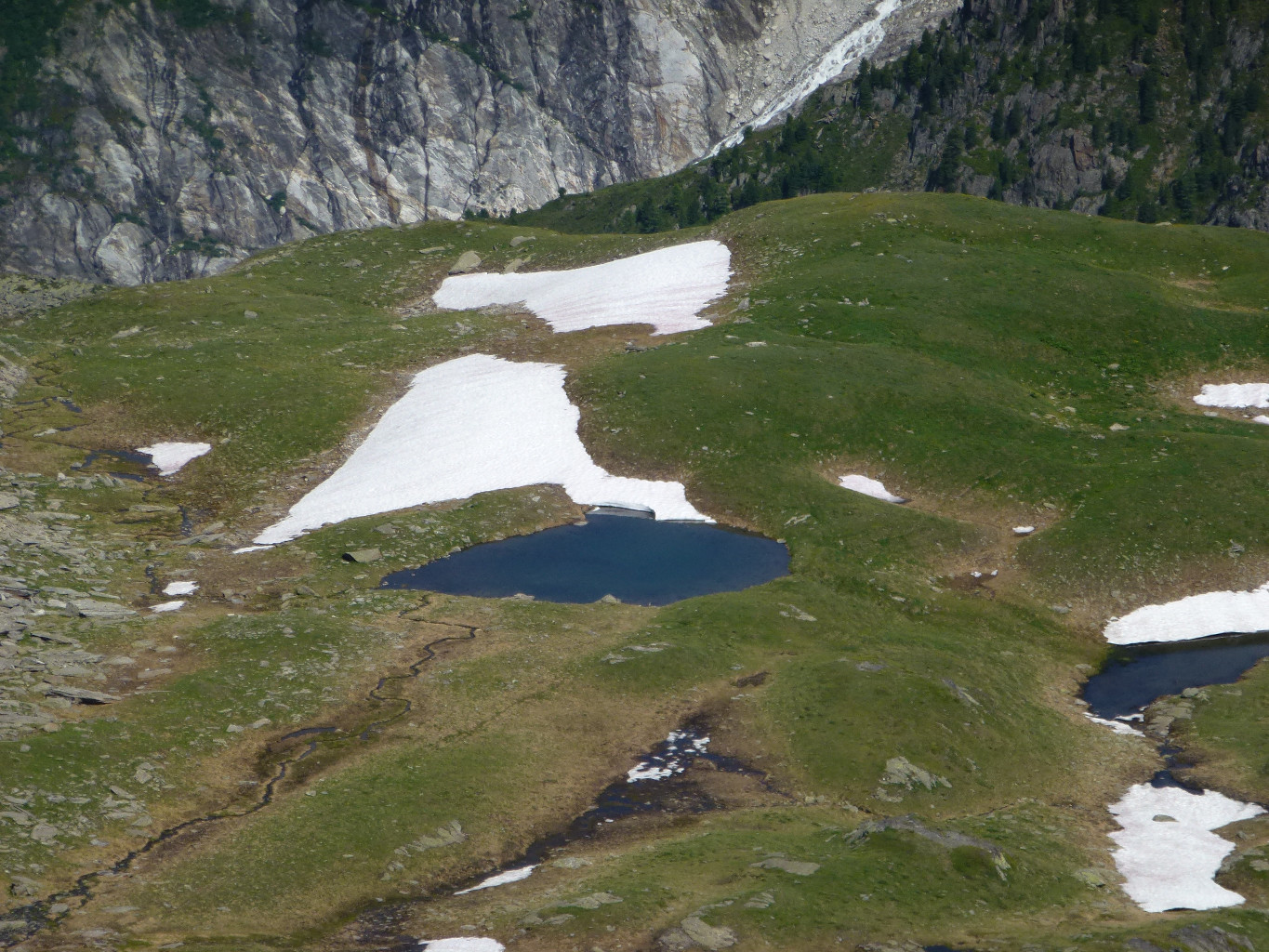 Repérage du lieu du bivouac