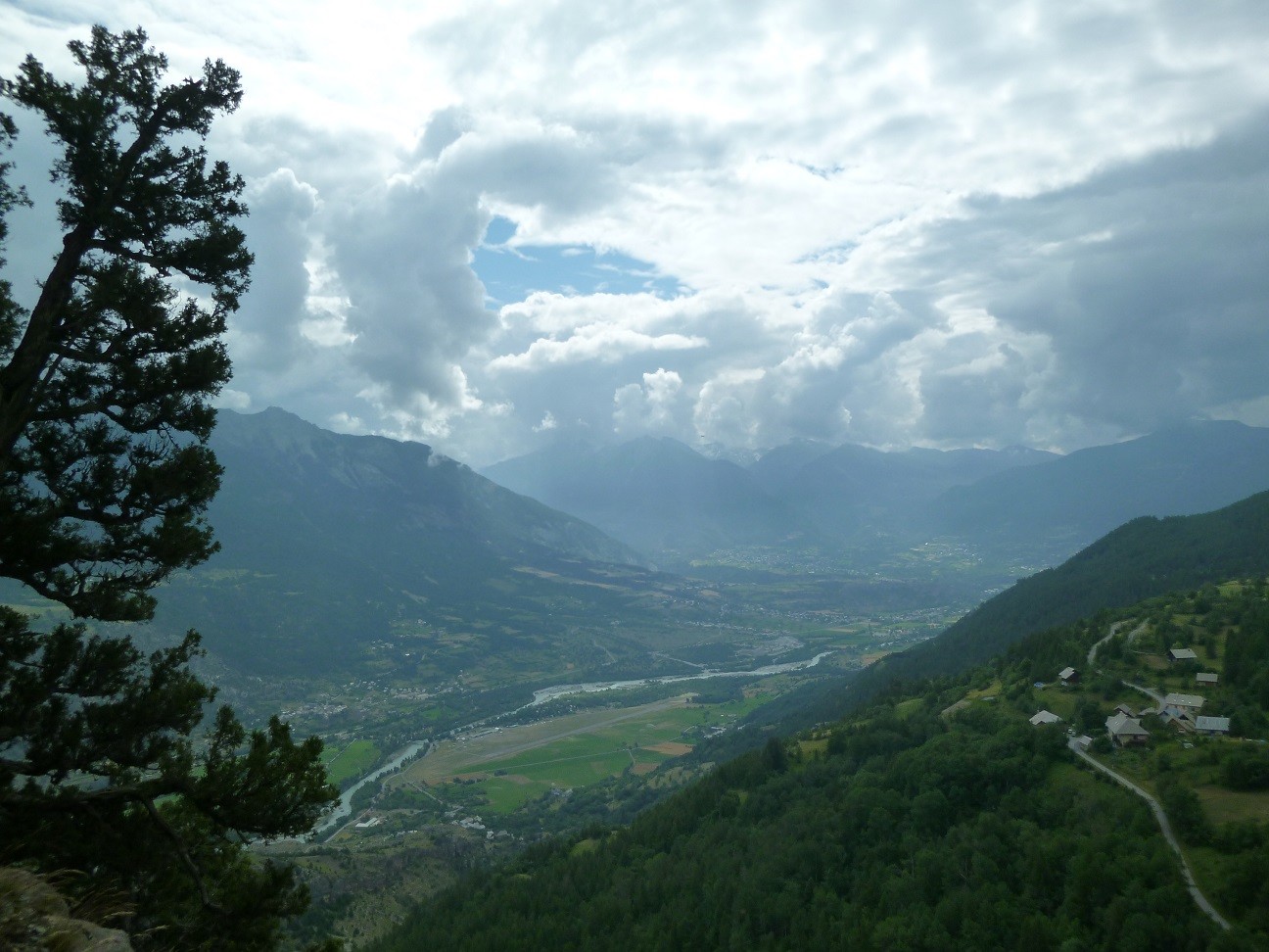vue sur la vallée de la Durance