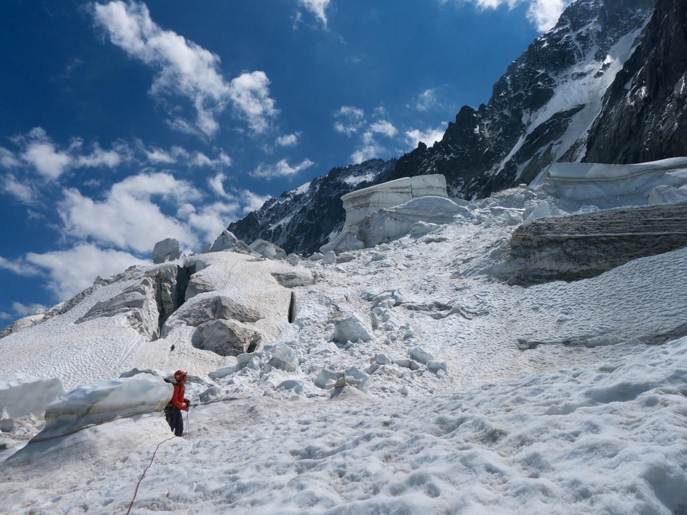 En direction du refuge d'argenitère, quelques errements