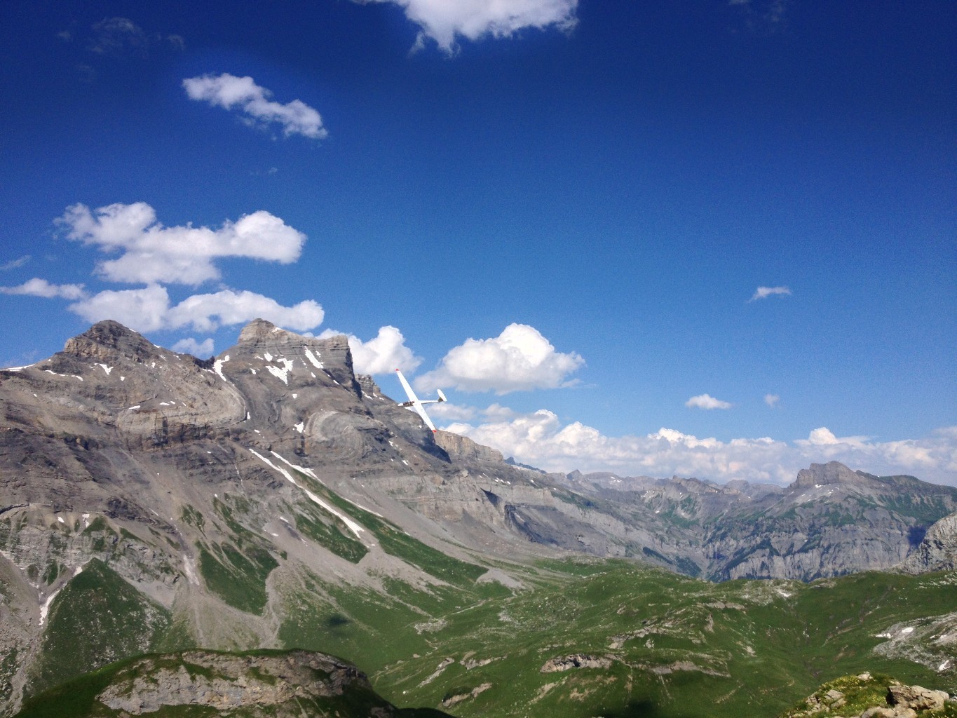 Mon joli petit planeur ! Vue depuis la Haute Corde