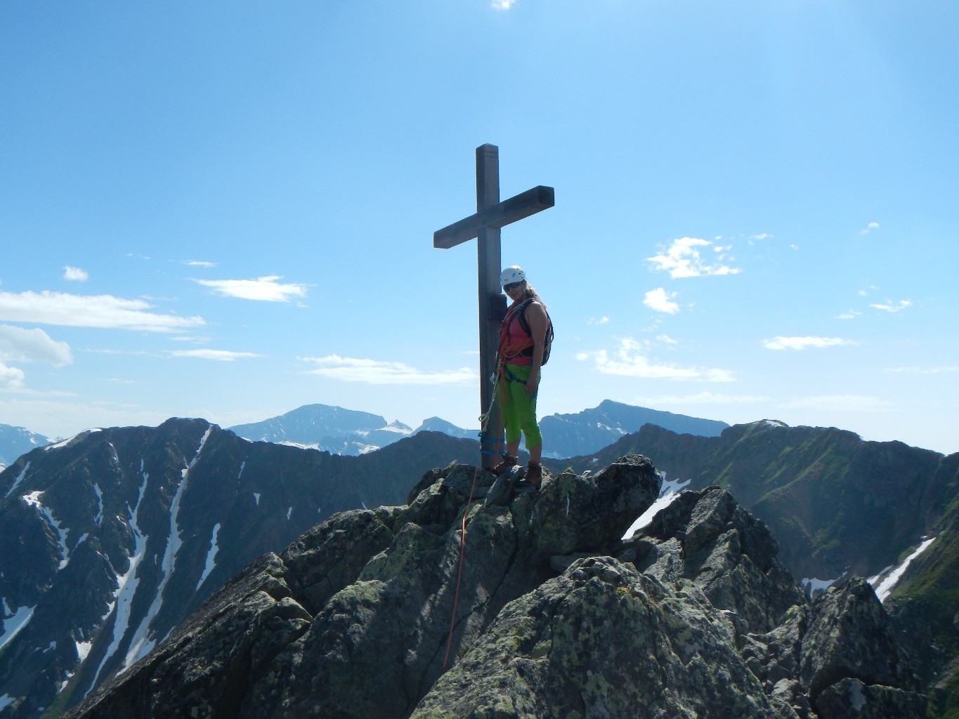 Au sommet de la Dent de Fenestral