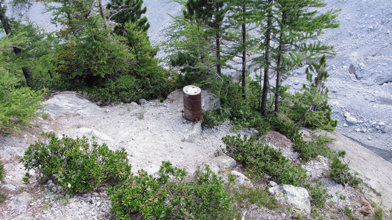 The point géodésique