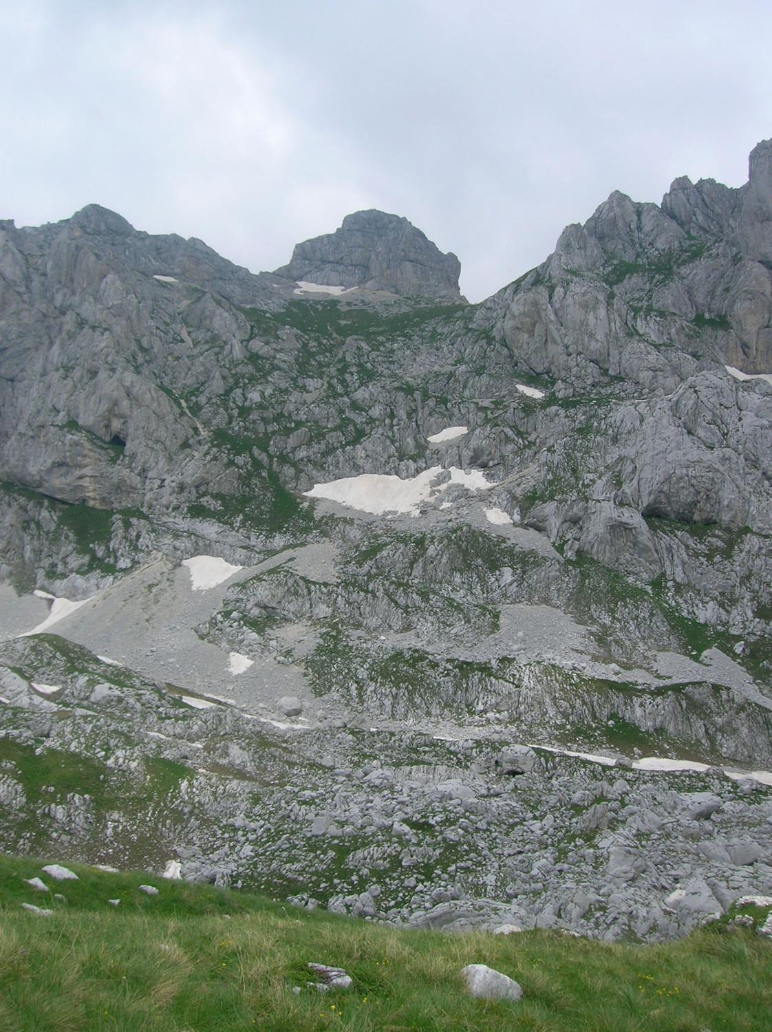 L'itinéraire depuis le Zeleni Jezero