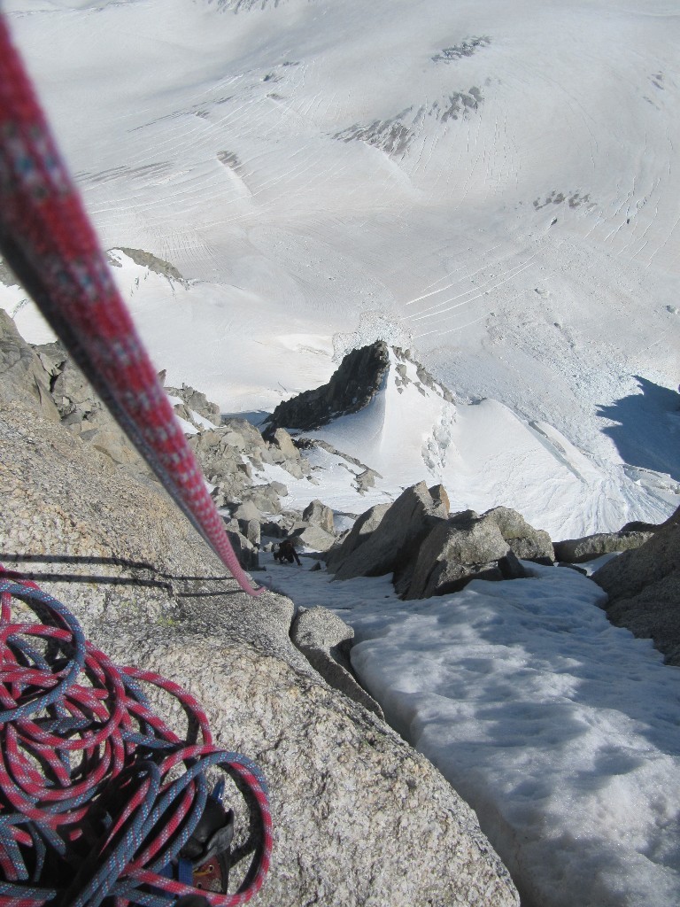 dans la goulotte