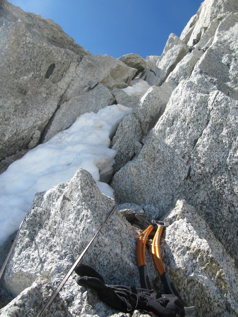 dans la goulotte