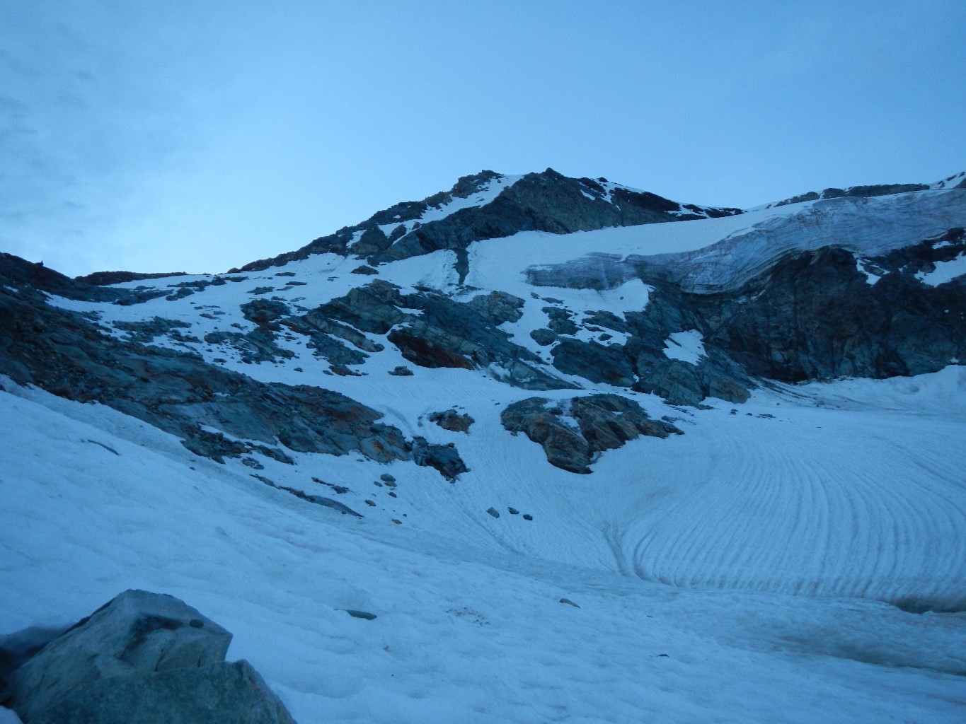 Pigne de la Lé et arête NW (celle de gauche)