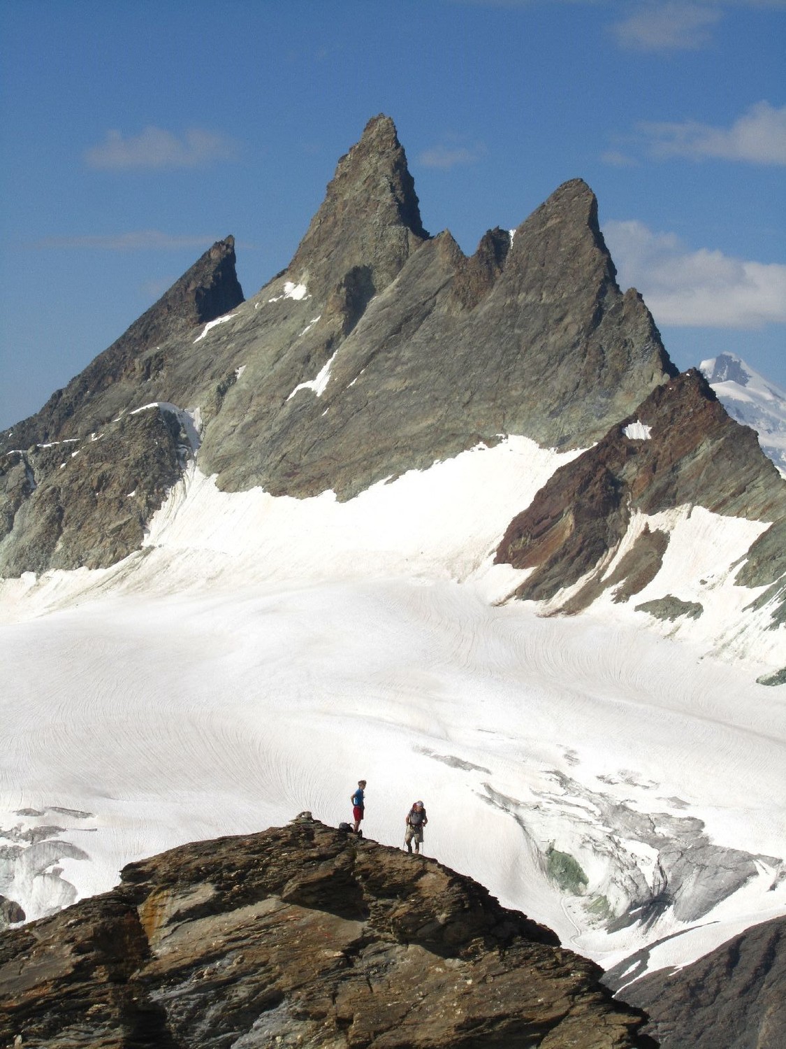 Aiguilles Rouges depuis le sommet