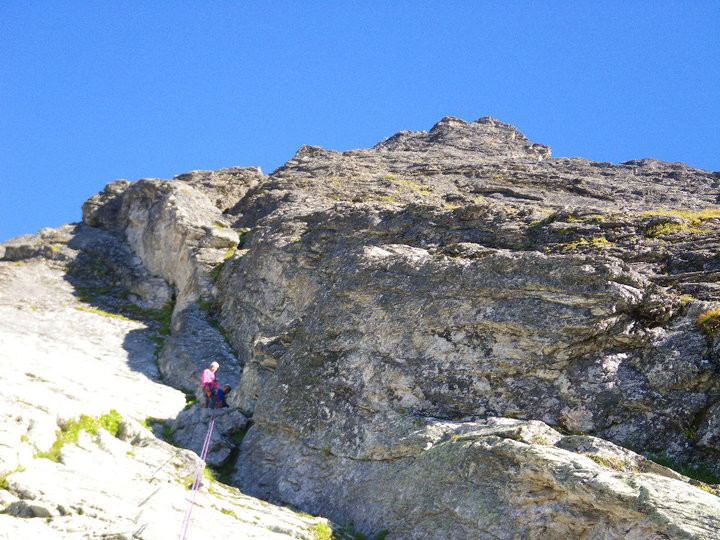 l'arrivée au dalles blanches