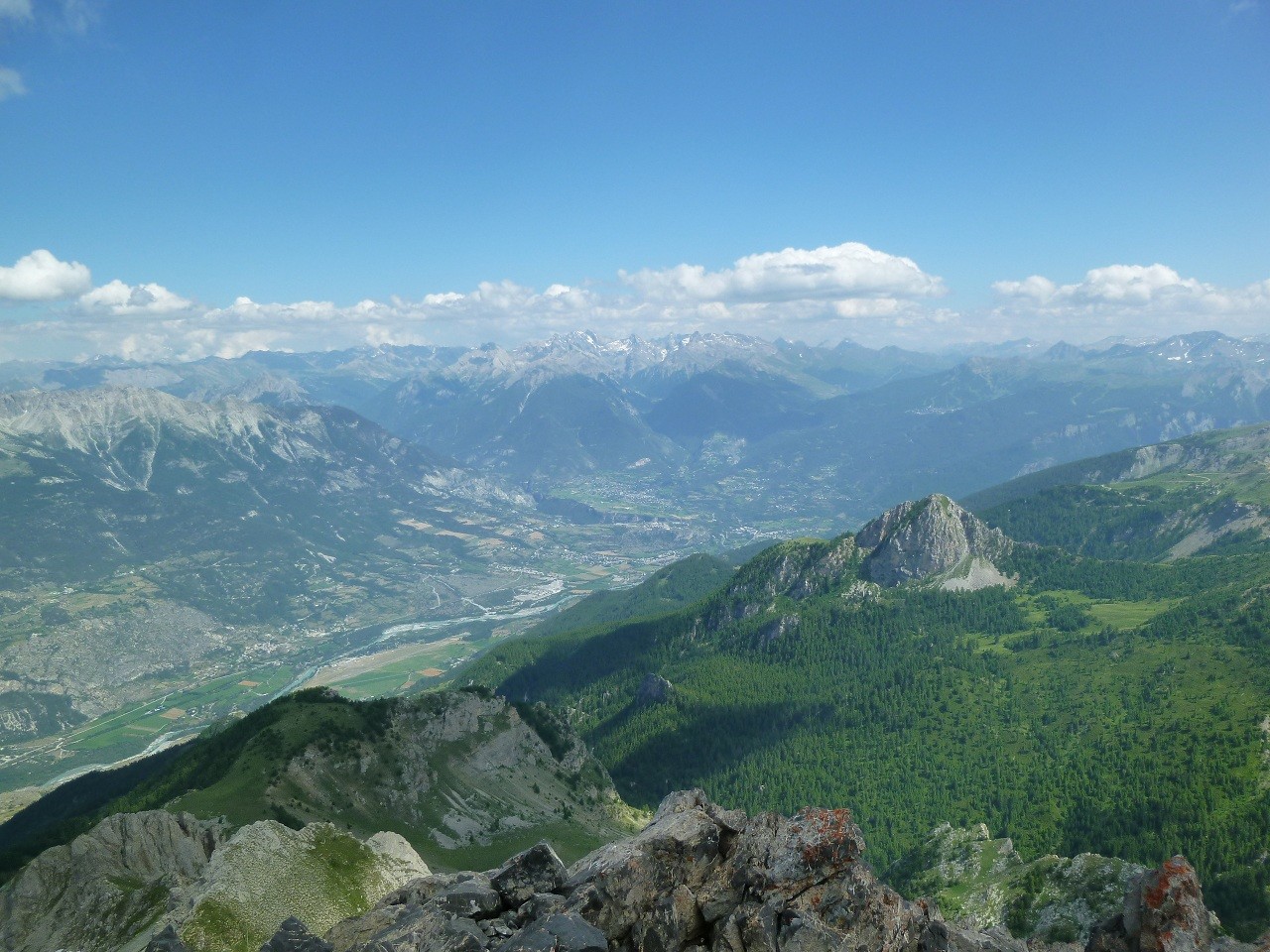 vue du sommet "promesses de l'aube"