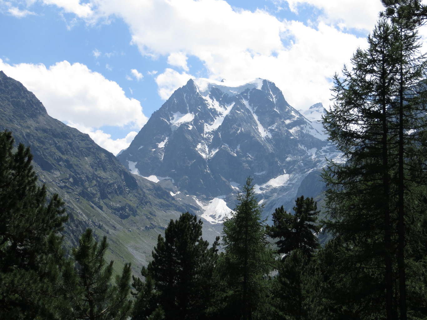 Mont Collon vu d'Arolla