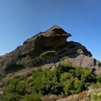 South to Le Capucin peak
