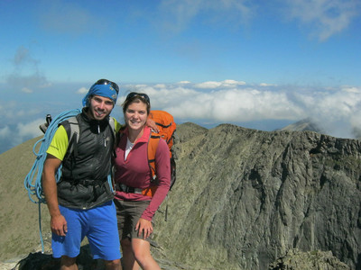 Au sommet après 2 arêtes! Au sommet après 2 arêtes!