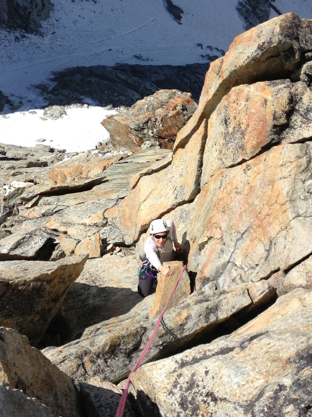Aiguille de la Tsa- dernière longueur