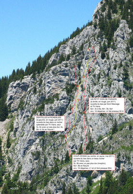 voies de la partie centrale de la Palange voies de la partie centrale de la Palange