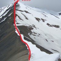 Arête sud