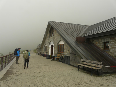 Pause au refuge Elena