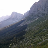 Sur le sentier de la barrière est du Vercors