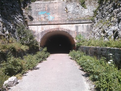 Tunnel du Mortier, côté Autrans