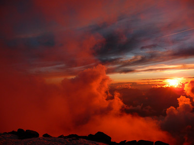 Coucher de soleil flamboyant ! Coucher de soleil flamboyant !