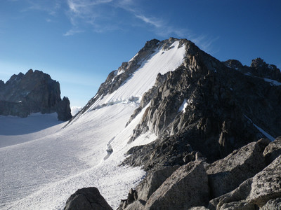 Du col du Tour. Vue sur la Face NE de Tête Blanche Du col du Tour. Vue sur la Face NE de Tête Blanche