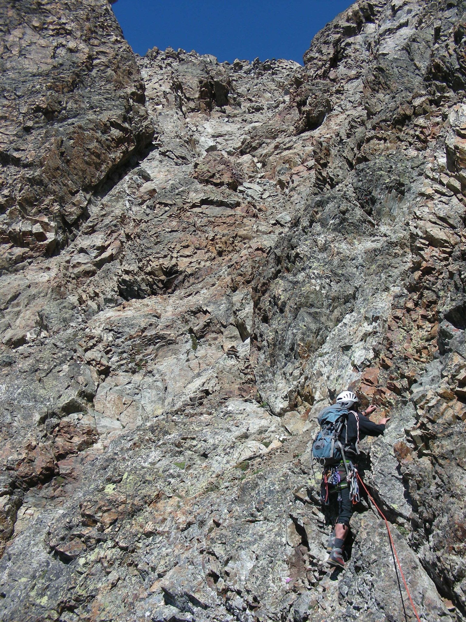 Aiguille du Plat de la Selle Arête NE depuis le Soreiller