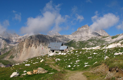 Cufercalhorn: capanna e vetta... Cufercalhorn: capanna e vetta...