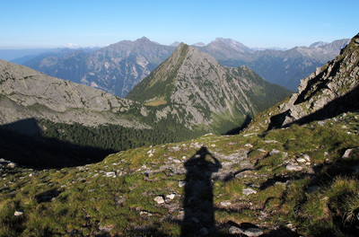 dalla Bocchetta de Lenden, vista sul Piz de Campel. dalla Bocchetta de Lenden, vista sul Piz de Campel.