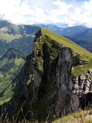 La Pointe Est de la Chavache vue depuis la pointe Ouest