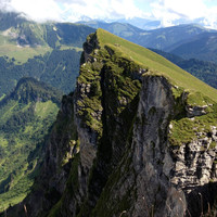 La Pointe Est de la Chavache vue depuis la pointe Ouest